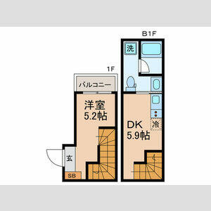 Ｃｅｌｅｓｔｉａ西早稲田の間取り