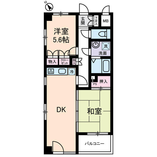 ゾアール茗荷谷の間取り