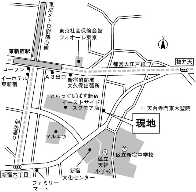 リベルタ東新宿の間取り