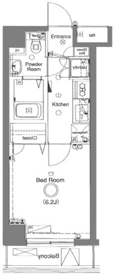 レナトゥス四谷の間取り