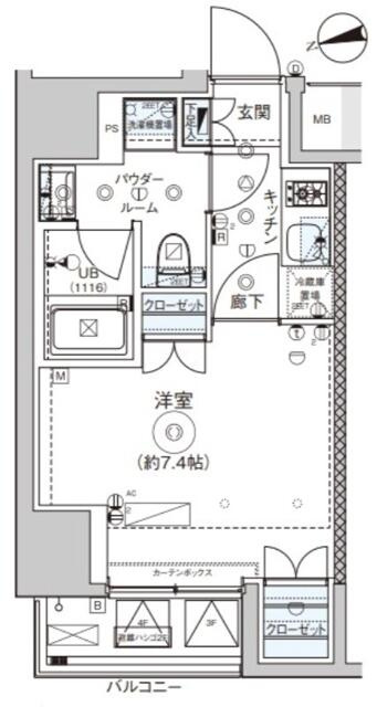 ドムス・スタイル浅草の間取り