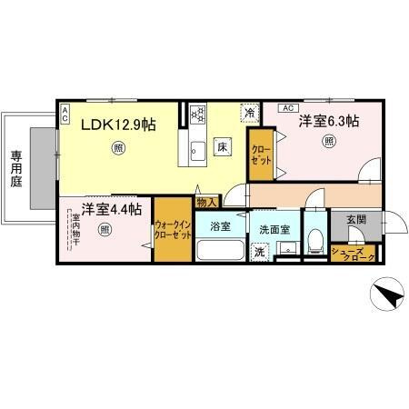 【間取り】 | D-ROOM羽屋