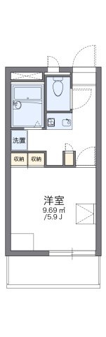 【間取り】 | レオパレスＴ＆Ｔ | 代表的な間取のため実際の間取とは異なる場合があります
