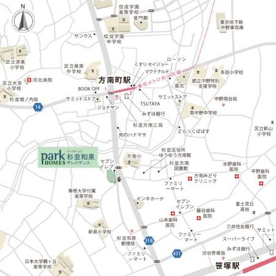 【地図】 | パークホームズ杉並和泉ザレジデンス