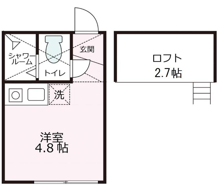 メゾンパル鶴見市場の間取り