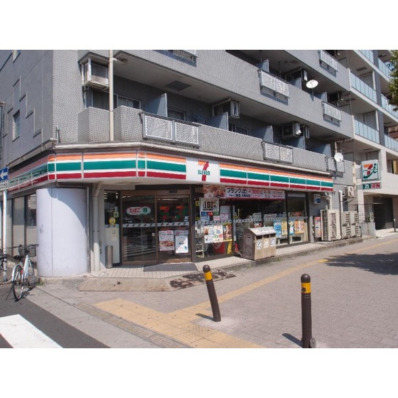 グルメゾン川崎の周辺|コンビニ「セブンイレブンまで198ｍ」セブンイレブン川崎柳