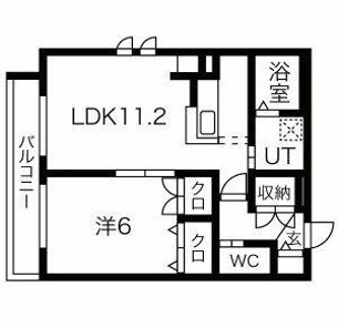 品川区南品川６丁目の賃貸マンションの間取り