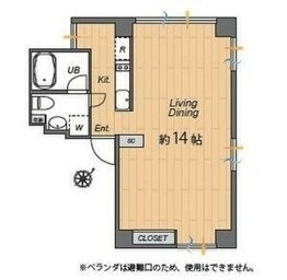 ラティオ築地の間取り