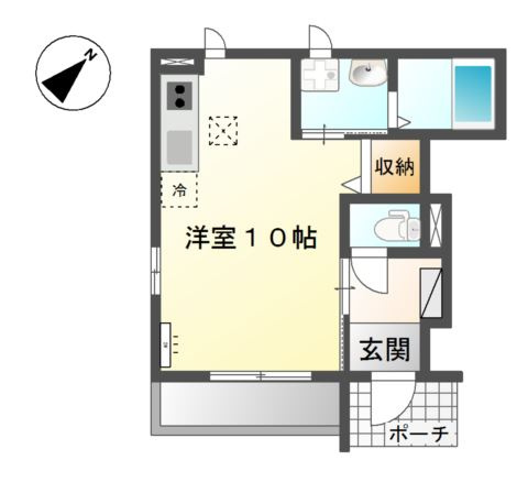 メゾン　フルール新守山の間取り