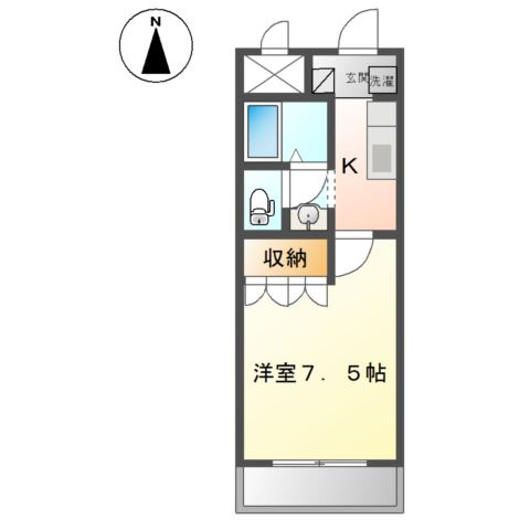 グリーン・ビレッジⅡの間取り