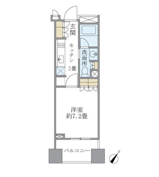 Ｂｒｉｌｌｉａ銀座ｉｄの間取り