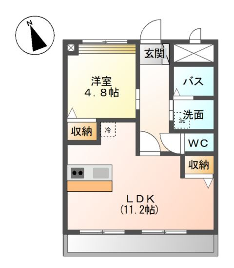 グランソレイユの間取り