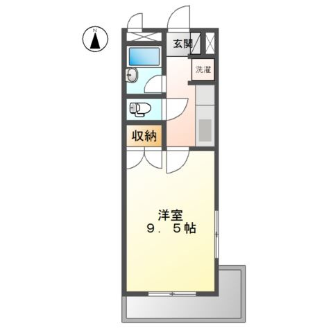 ピアチェーレＴⅡ左京山の間取り