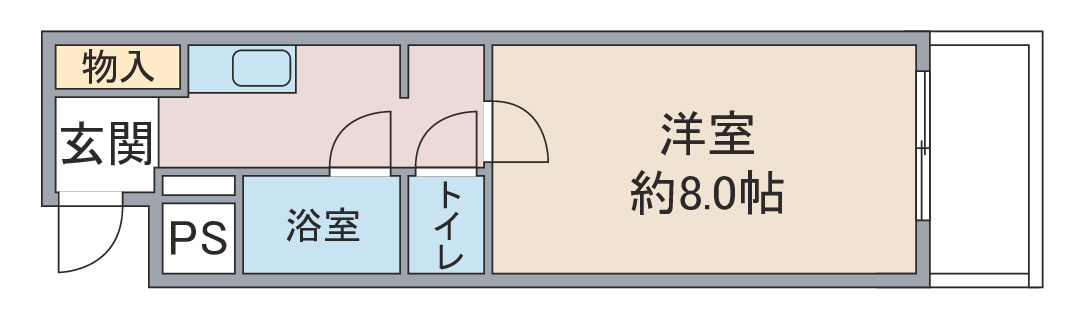 メゾン鶴里の間取り