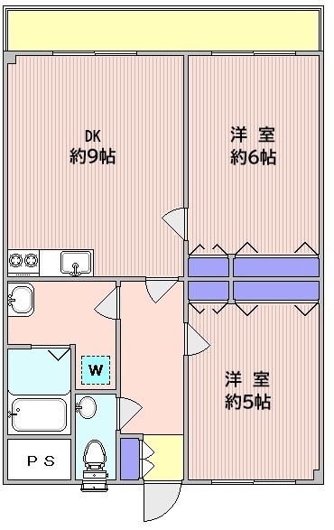アルパイン松原の間取り