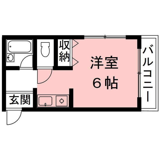 コーポ上土居の間取り