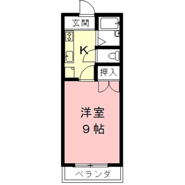岐阜市柳津町高桑西１丁目のアパートの間取り