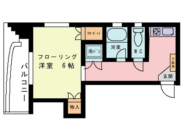 【間取り】 | ラルジュ大橋