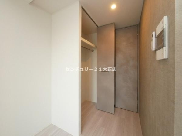 大阪市港区田中２丁目の賃貸マンションの収納