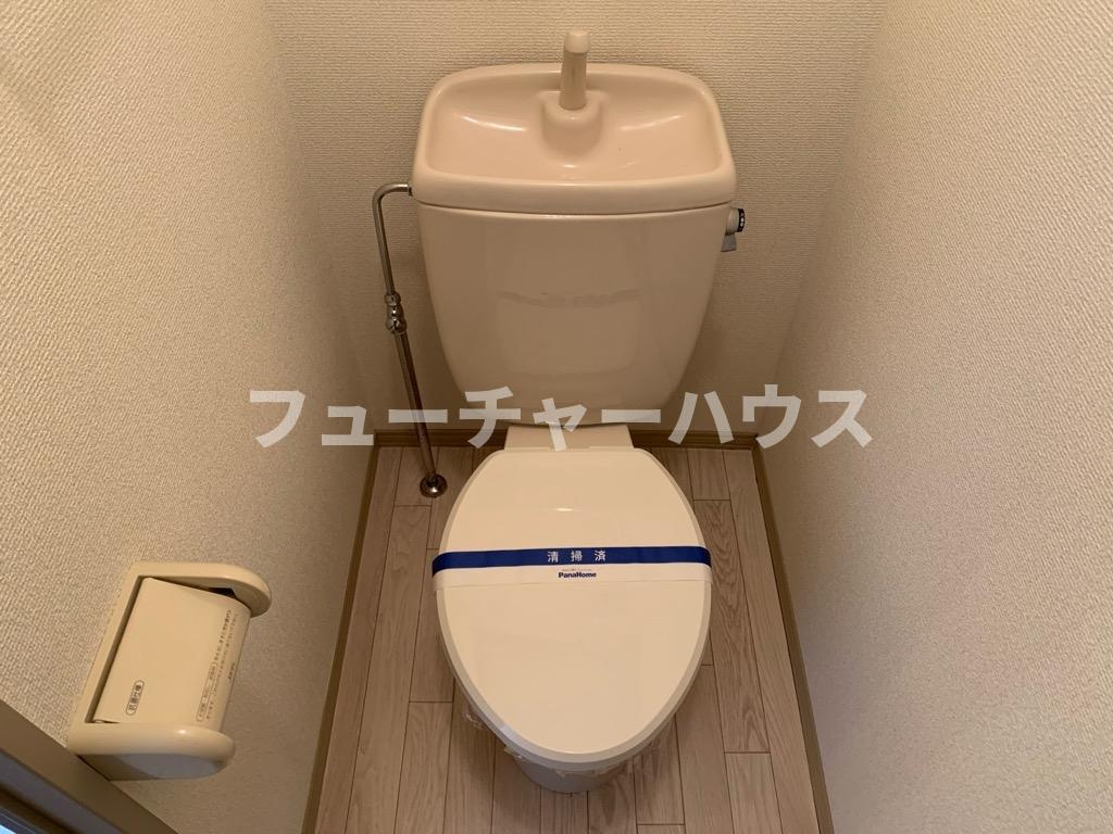 コンフォート青柳のトイレ|落ち着いた色調のトイレです
