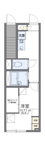 レオパレスルーチェの間取り