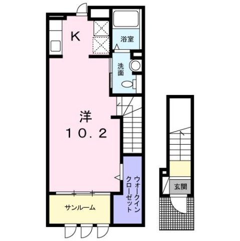 ペルソナ　Ⅱの間取り