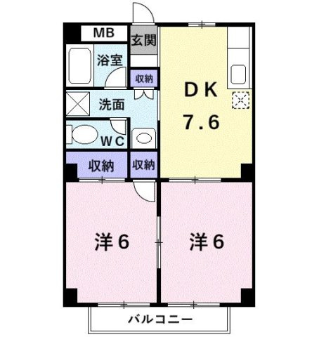 コミュニティープラザの間取り