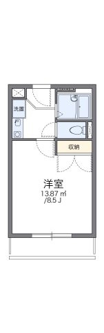 レオパレス中井町２の間取り