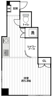 【間取り】 | 北千住東宝ハイム | 間取りです。