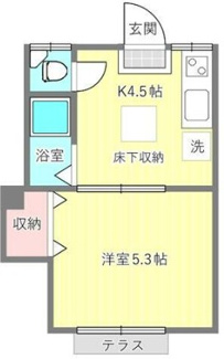 【間取り】 | サンライズハイツ | 間取りです。