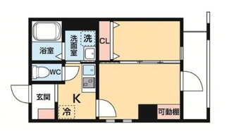 【間取り】 | L.CASA住吉 | 間取りです。