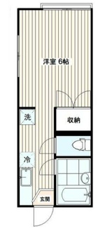 【間取り】 | コーポサキヤマ | 間取りです。
