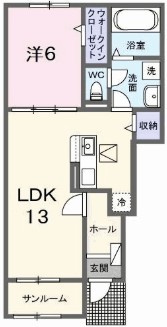 アレグリア　Sの間取り