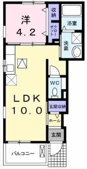 グレイス・レジデンスⅢの間取り