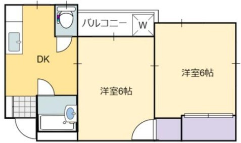 竹内ハイツの間取り