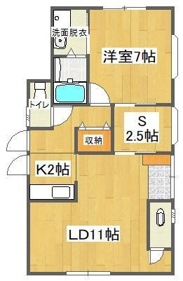 ラバーズハウス川内の間取り