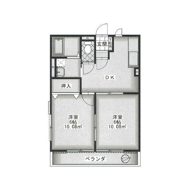 第33愛日ハイツの間取り