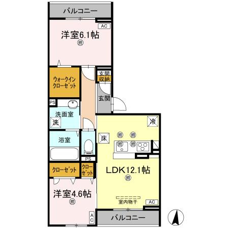 アズールスカイの間取り