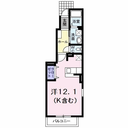 セレノ・カーサ　Ａの間取り