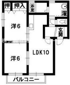 シャーメゾンの間取り