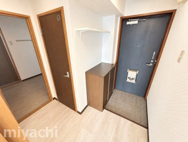 板野郡藍住町矢上字原の賃貸マンションの玄関