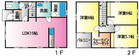 クラシオタウンの間取り