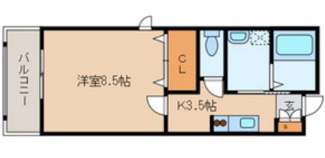 【間取り】 | メゾン　ラ　フィーユ | 間取りです。