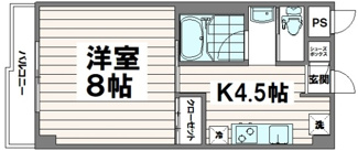 【間取り】 | フォンテーヌやはぎⅠ | 間取りです。