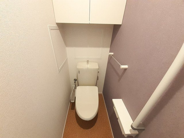 サンパティーク・レジデンス　Ｂのトイレ|コンパクトで使いやすいトイレです