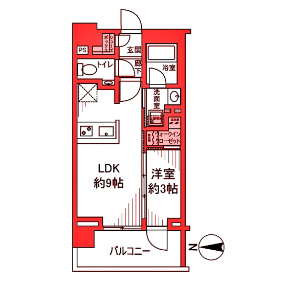 【間取り】 | イニシア武蔵小杉