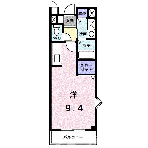 サニー・サイド３８８３　Ｃの間取り