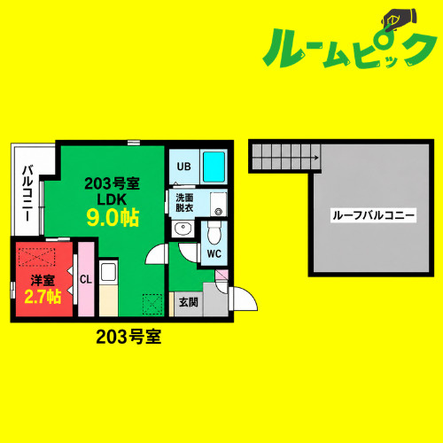 Grandtic東別院　名古屋市賃貸　仲介手数料無料の間取り