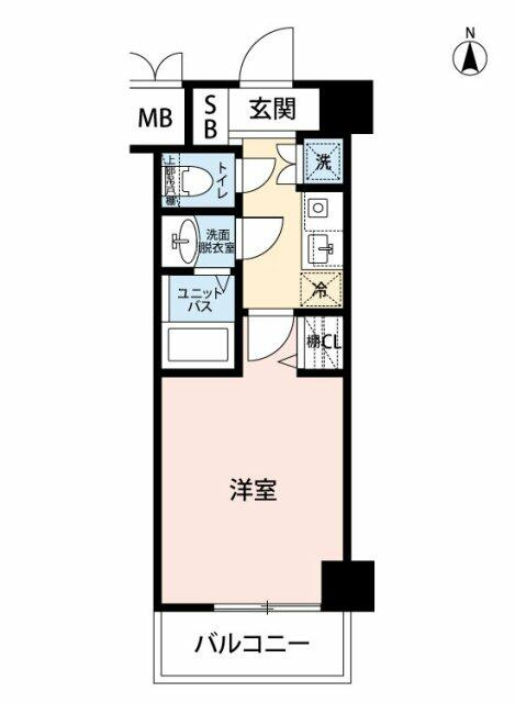 メインステージ赤坂の間取り