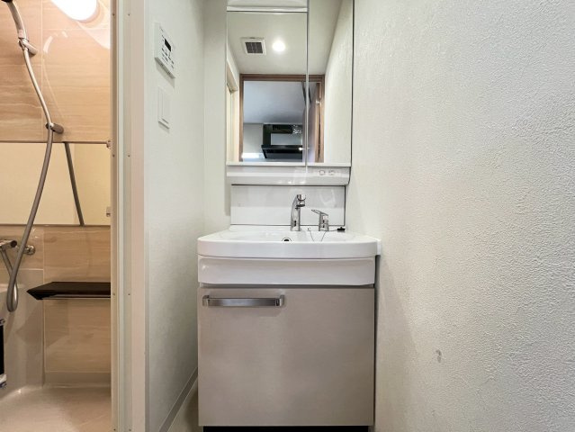 プレサンス長田レジェールの独立洗面台